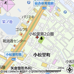 大阪府岸和田市小松里町2386周辺の地図