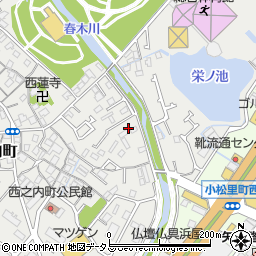 大阪府岸和田市西之内町周辺の地図