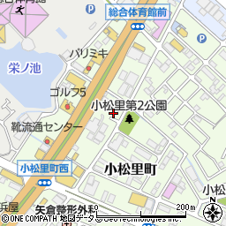 大阪府岸和田市小松里町2388周辺の地図