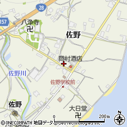 兵庫県淡路市佐野813周辺の地図