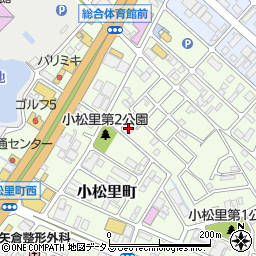 大阪府岸和田市小松里町2379周辺の地図