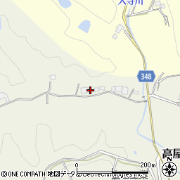 広島県東広島市高屋町高屋東1761周辺の地図