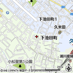 大阪府岸和田市小松里町428周辺の地図
