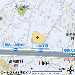 ＤＣＭ　川内店周辺の地図