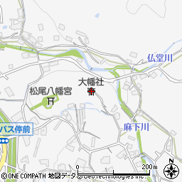 大幡社周辺の地図