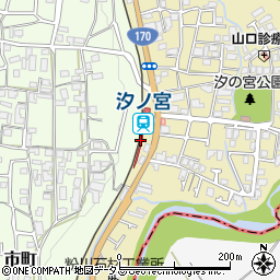 大阪府河内長野市周辺の地図