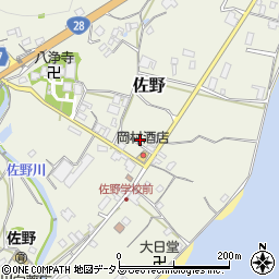 兵庫県淡路市佐野815周辺の地図