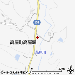 広島県東広島市高屋町高屋堀890周辺の地図