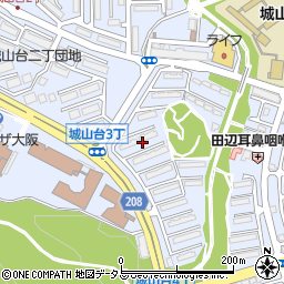 大阪府堺市南区城山台周辺の地図