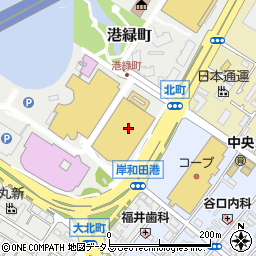 ラ・ムー岸和田カンカン店周辺の地図