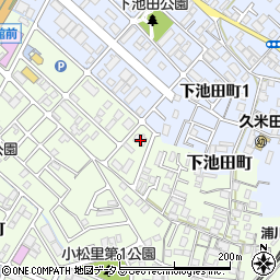 大阪府岸和田市小松里町2448周辺の地図