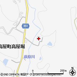 広島県東広島市高屋町高屋堀876周辺の地図