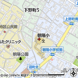 岸和田市立朝陽小学校周辺の地図