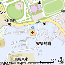 コメリハード＆グリーン鳥羽店周辺の地図