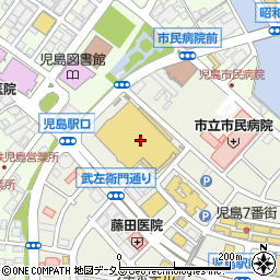 マルミ食品株式会社　天満屋店周辺の地図