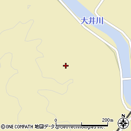 山口県萩市大井門前周辺の地図