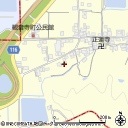 奈良県橿原市観音寺町537周辺の地図