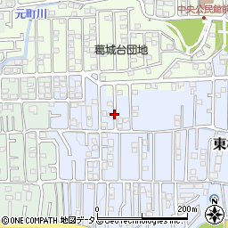 奈良県御所市東松本周辺の地図