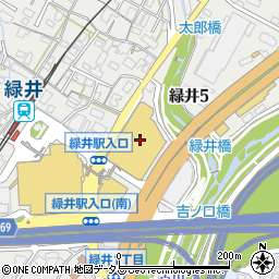 シアスタイル　広島ラクア緑井店周辺の地図
