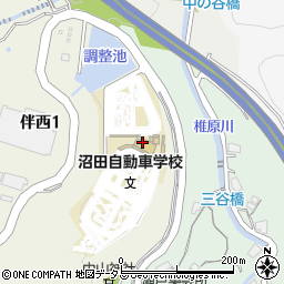 沼田自動車学校周辺の地図