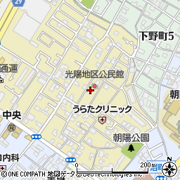 大阪府岸和田市並松町周辺の地図