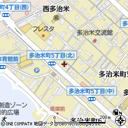 マーシクリーニング多治米店周辺の地図