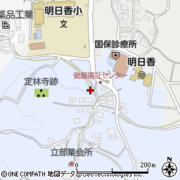 奈良県高市郡明日香村立部761周辺の地図