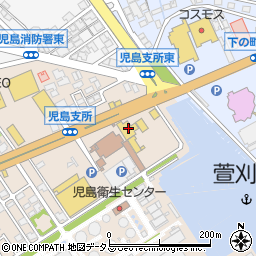 岡山トヨペット　ＨＡＲＢＯＲ児島周辺の地図
