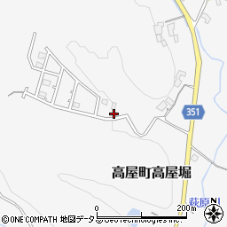 広島県東広島市高屋町高屋堀922周辺の地図