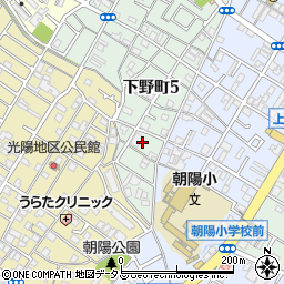 岸和田市立公民館・集会場ふれあい朝陽デイサービスセンター周辺の地図
