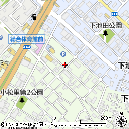 大阪府岸和田市小松里町2495周辺の地図