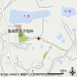 兵庫県淡路市北山周辺の地図