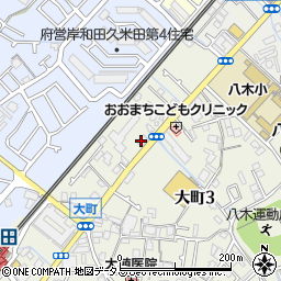 ビバ・パエリア岸和田店周辺の地図