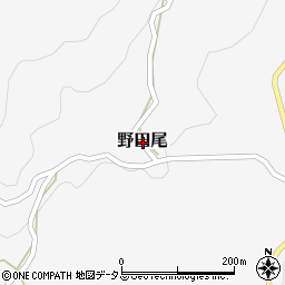 兵庫県淡路市野田尾周辺の地図
