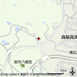 広島県東広島市高屋町杵原2101周辺の地図