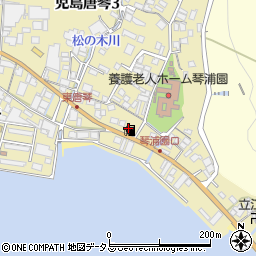 有限会社藤井石油店　唐琴ＳＳ周辺の地図