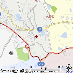 大阪府大阪狭山市大野西650周辺の地図