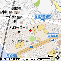 岡山県倉敷市児島小川町周辺の地図