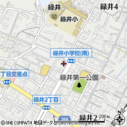 もみじ銀行緑井支店周辺の地図