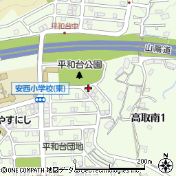 広島県広島市安佐南区高取南周辺の地図