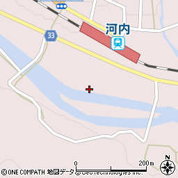 広島県東広島市河内町中河内722-1周辺の地図