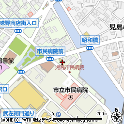 江戸ッ子寿司 郵便局前店周辺の地図