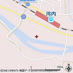 広島県東広島市河内町中河内722周辺の地図