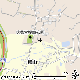大阪府富田林市伏見堂385-9周辺の地図