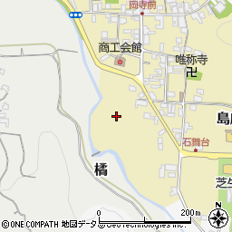 奈良県高市郡明日香村島庄周辺の地図