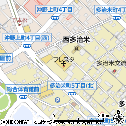 フレスタ多治米店周辺の地図