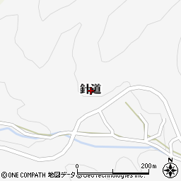 奈良県桜井市針道周辺の地図