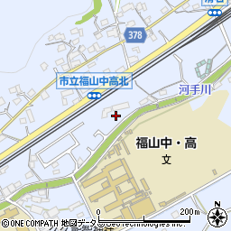 広島県福山市赤坂町周辺の地図