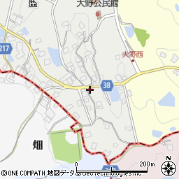 大阪府大阪狭山市大野西665-1周辺の地図