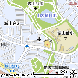泉北城山台郵便局周辺の地図